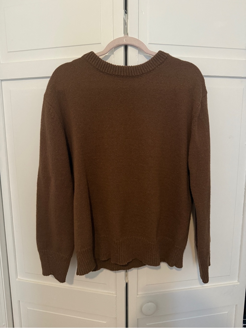 Brown Crewneck Sweater - Classic Knit